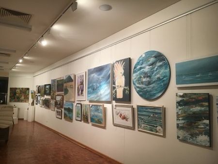 WRAS Wall of paintings
