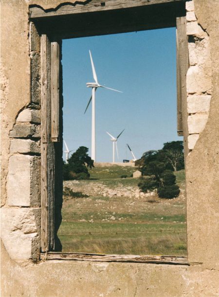 Windfarm framed