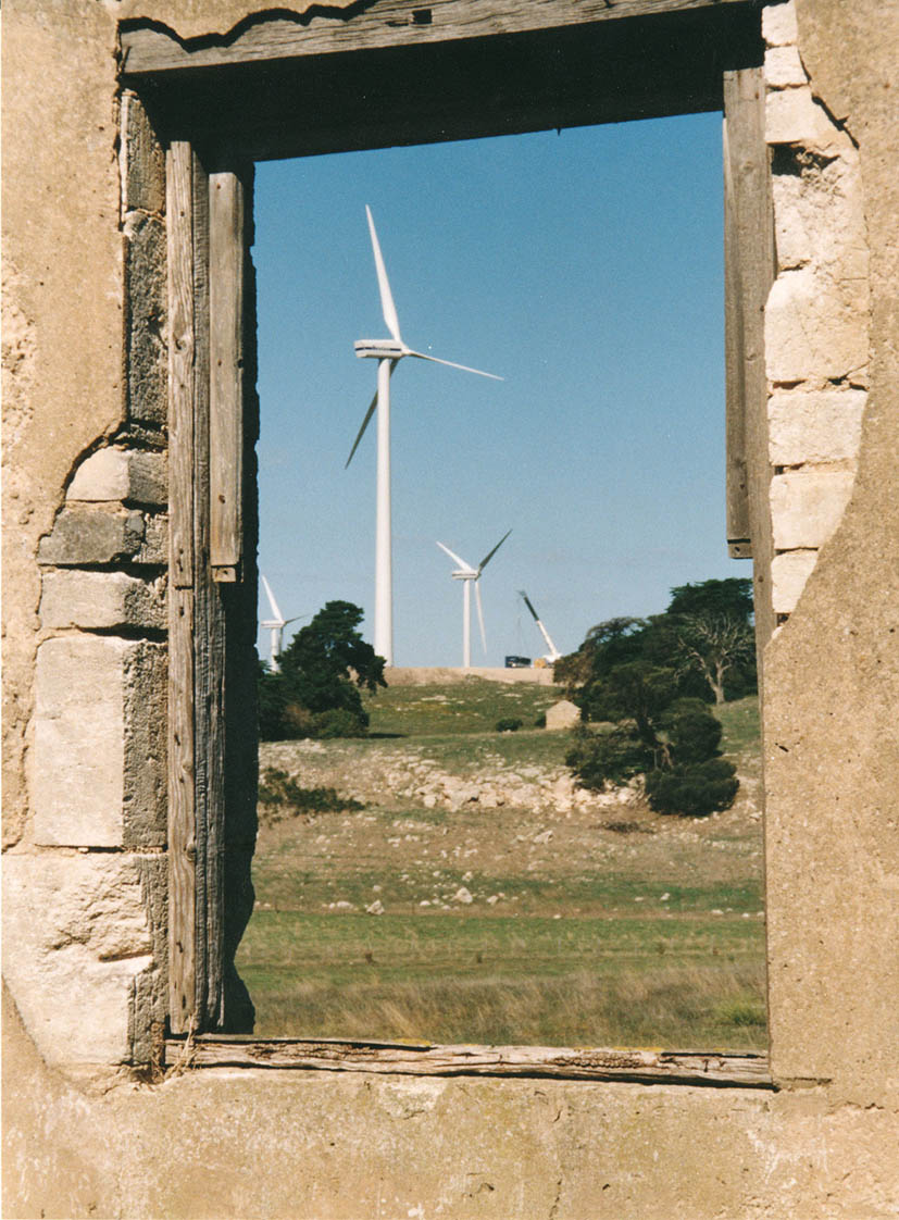 Windfarm framed
