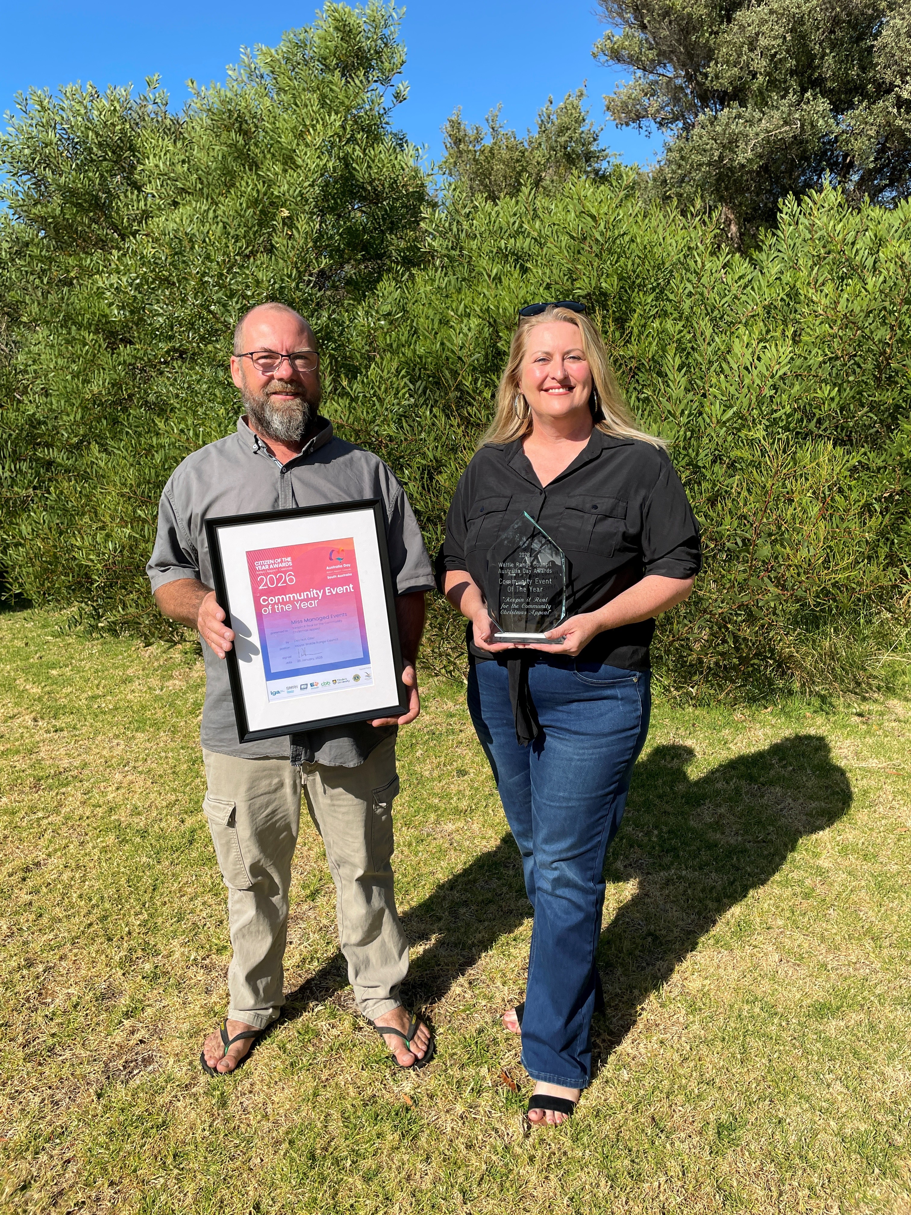 Community Event of the Year – Awarded to Miss Managed Events for their event ‘Keepin It Real for The Community Christmas Appeal’