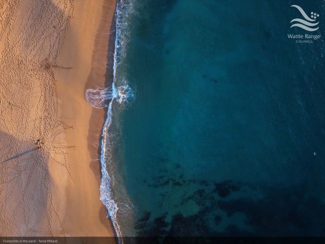 Footprints in the sand - Tania Millard