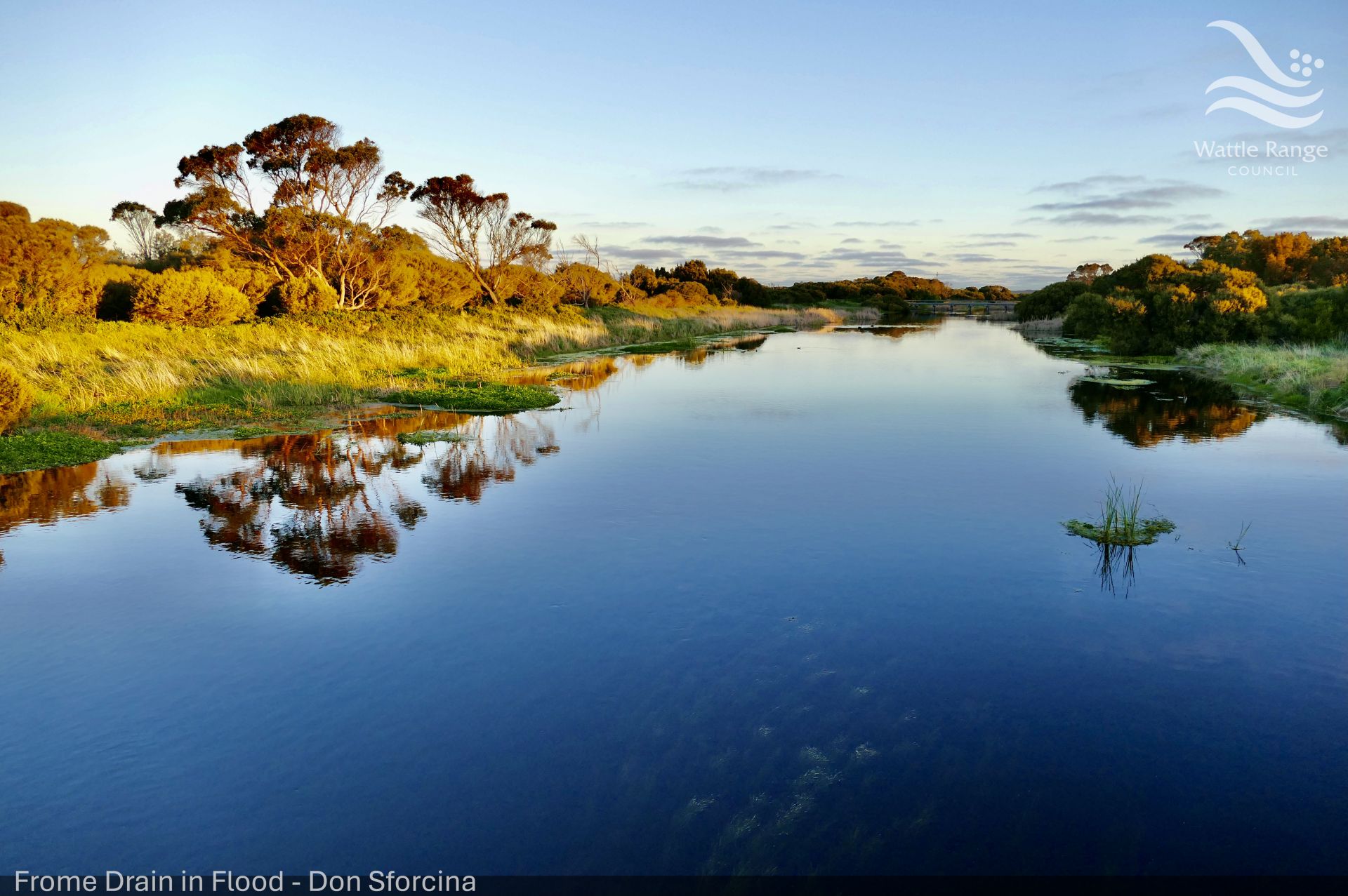 Frome Drain in Flood - Don Sforcina