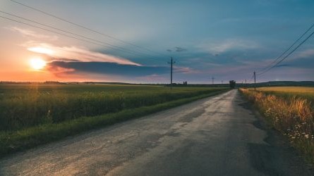 empty road, countryside