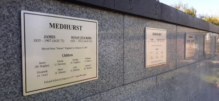 Installed Glencoe Memorial Wall Plaques